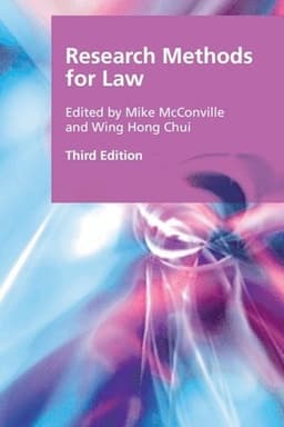 Research Methods for Law