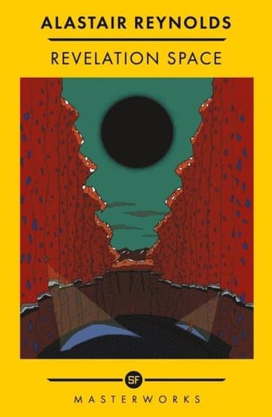 Omslag till boken Revelation Space av Alastair Reynolds