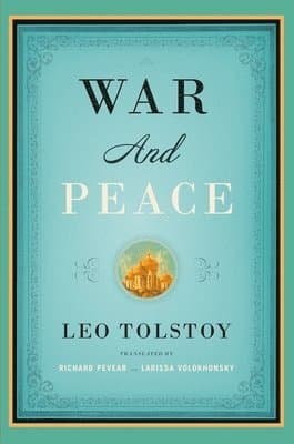 Omslag till boken War and Peace av Leo Tolstoy