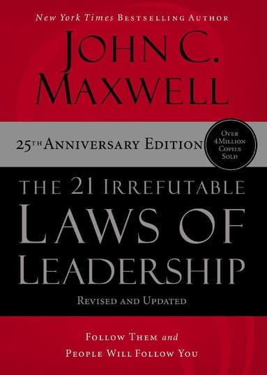 Omslag till boken 21 Irrefutable Laws of Leadership av John C. Maxwell
