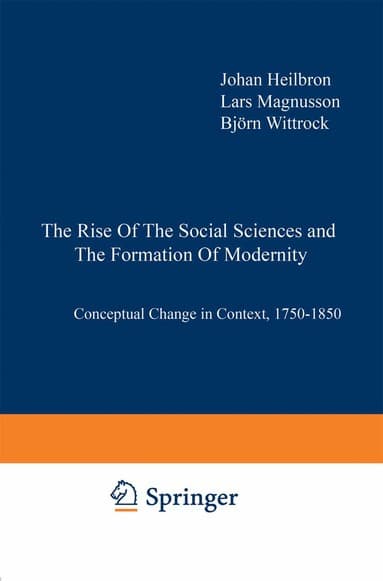 Rise of the Social Sciences and the Formation of Modernity