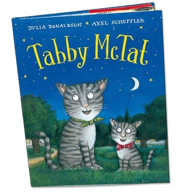 Omslag till boken Tabby McTat av Julia Donaldson
