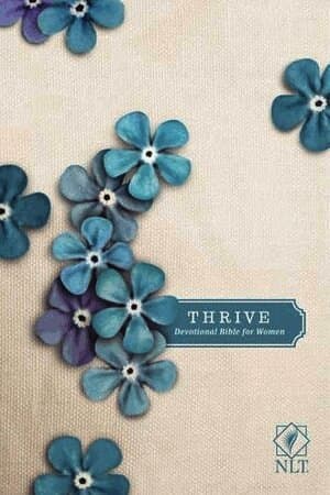 NLT THRIVE Creative Journaling Devotional Bible, Flowers