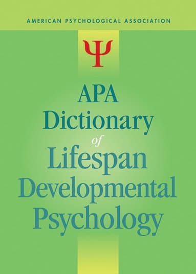 APA Dictionary of Lifespan Developmental Psychology