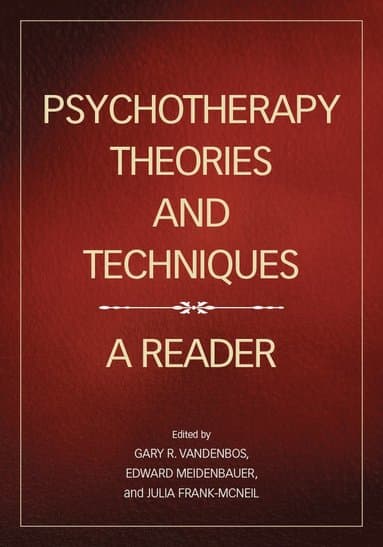 Psychotherapy Theories and Techniques