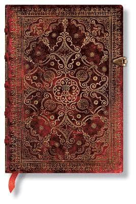 Carmine Lined Hardcover Journal