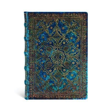 Azure (Equinoxe) Midi Lined Hardcover Journal (Elastic Band Closure)
