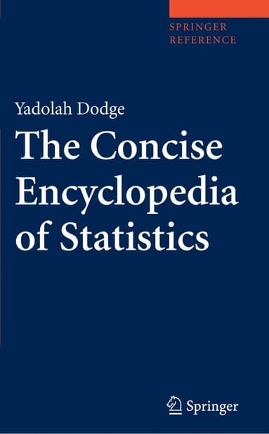 Concise Encyclopedia of Statistics