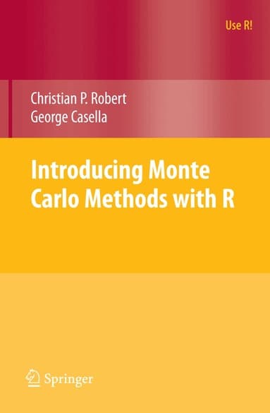 Omslag till boken Introducing Monte Carlo Methods with R av Christian Robert