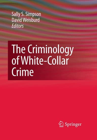 Criminology of White-Collar Crime