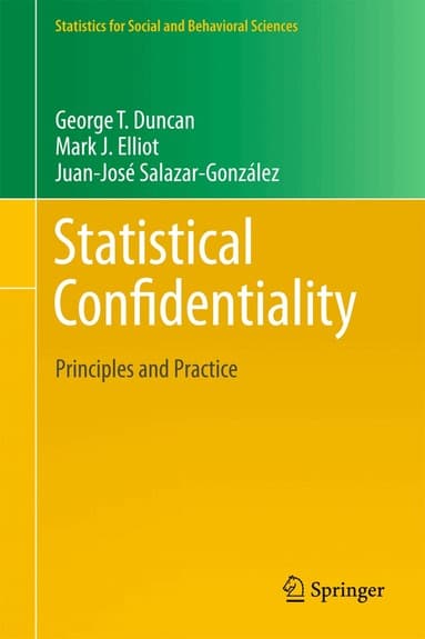 Statistical Confidentiality