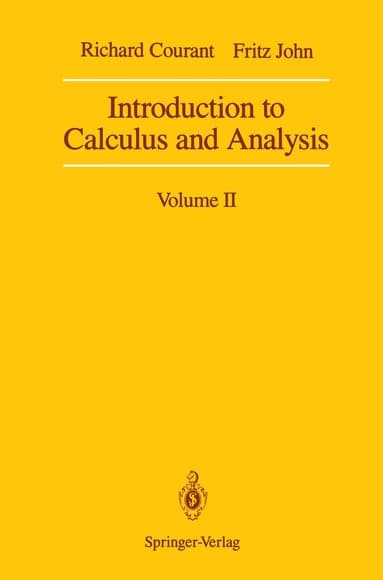 Introduction to Calculus and Analysis