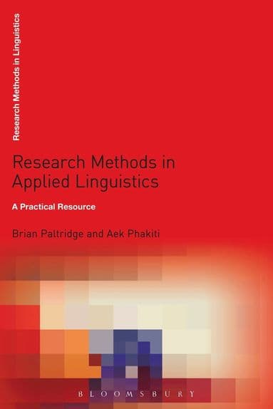 Research Methods in Applied Linguistics