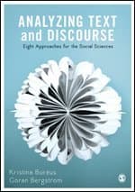 Analyzing Text and Discourse