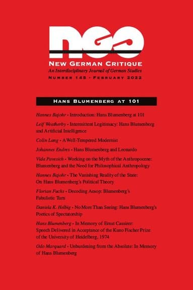 Hannes Bajohr best book