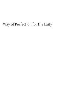 Way of Perfection for the Laity: A Detailed Explanation of the Discalced Carmelite Third Secular Order Rule