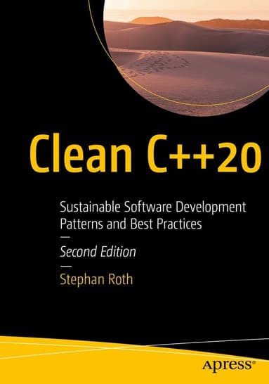 Omslag till boken Clean C++20 av Stephan Roth