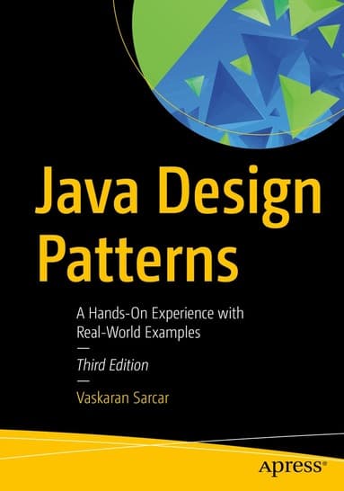 Omslag till boken Java Design Patterns av Vaskaran Sarcar
