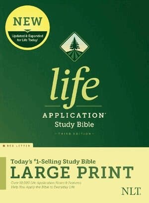 Omslag till boken NLT Life Application Study Bible, Third Edition, Large Print av Tyndale