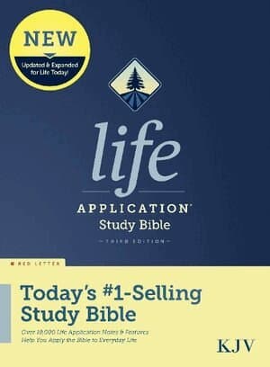 Omslag till boken KJV Life Application Study Bible, Third Edition, Red Letter av Tyndale