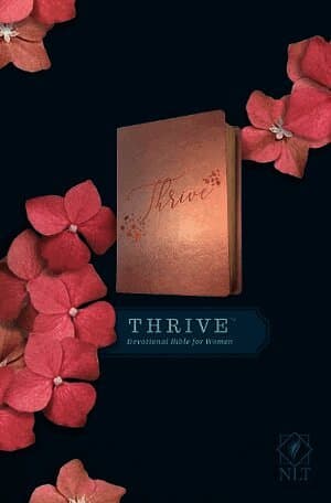 NLT THRIVE Devotional Bible for Women, Rose Metallic