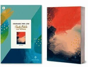 NLT Courage for Life Study Bible for Women (Softcover, Filament Enabled)