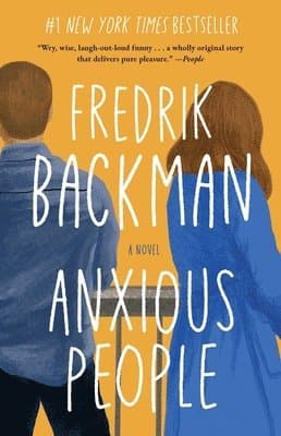 Omslag till boken Anxious People av Fredrik Backman