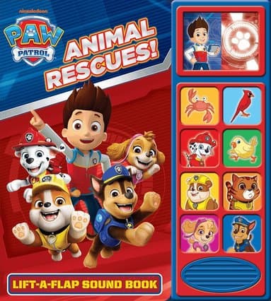 Nickelodeon PAW Patrol: Animal Rescues! Lift-a-Flap Sound Book