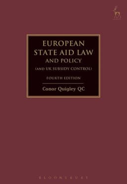 European State Aid Law and Policy (and UK Subsidy Control)
