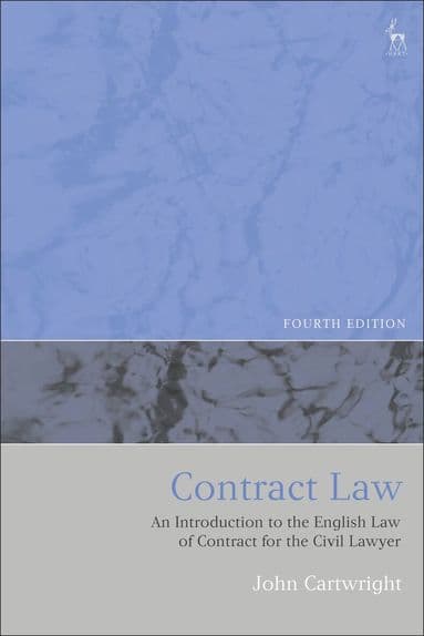 Omslag till boken Contract Law av John Cartwright