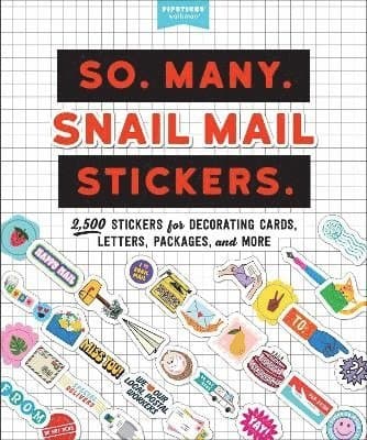 So. Many. Snail Mail Stickers.