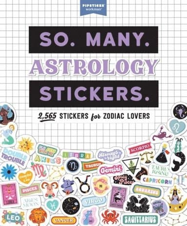 So. Many. Astrology Stickers.