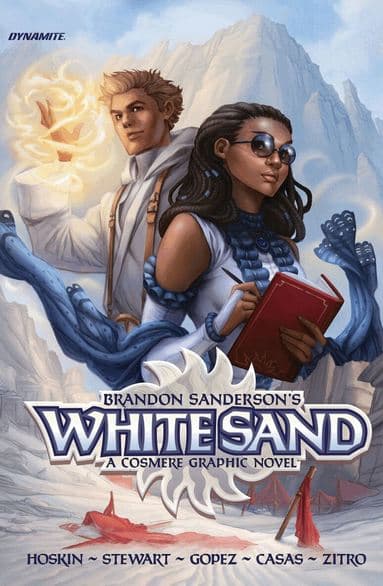 Omslag till boken Brandon Sanderson's White Sand Omnibus av Brandon Sanderson