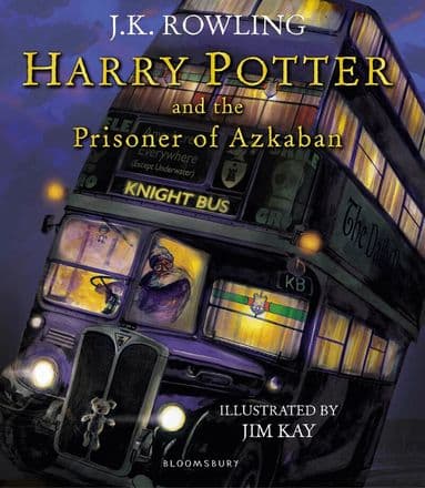 Omslag till boken Harry Potter and the Prisoner of Azkaban av J.K. Rowling