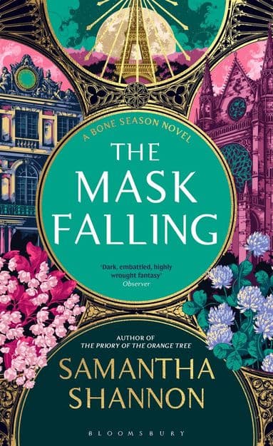 Omslag till boken Mask Falling av Samantha Shannon