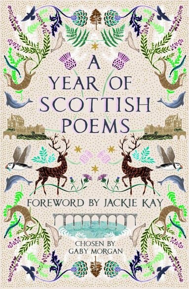 Omslag till boken A Year of Scottish Poems av Gaby Morgan