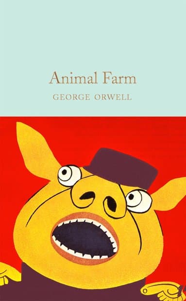 Omslag till boken Animal Farm av George Orwell