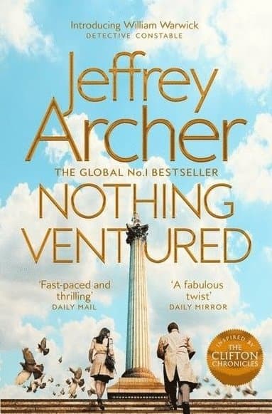 Omslag till boken Nothing Ventured av Jeffrey Archer