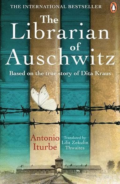 Omslag till boken Librarian of Auschwitz av Antonio Iturbe