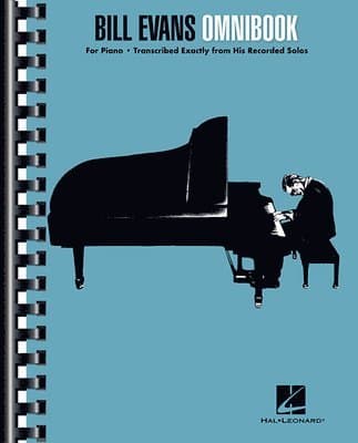 Bill Evans Omnibook for Piano - Jazz Piano Sheet Music Collection with 40 Pieces - Jazz Piano Book W