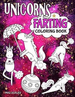 Unicorns Farting Coloring Book