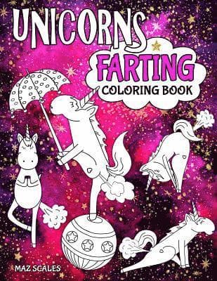 Unicorns Farting Coloring Book