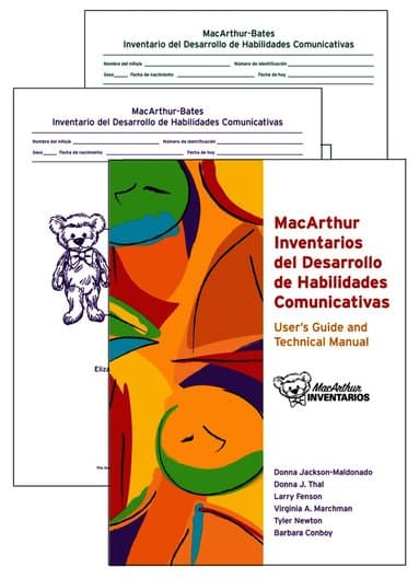 Macarthur Communicative Development Inventories (CDIs) Complete Set of Macarthur Inventarios (User's Guide and Package of 25 of Each Form)