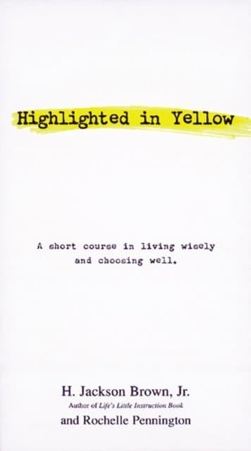 Highlighted in Yellow