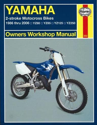 Yamaha 2-stroke Motocross Bikes (86 - 06) Haynes Repair Manual