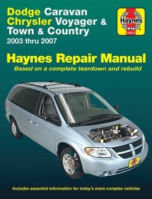 Dodge Caravan, Chrysler Voyager & Town & Country (2003-2007) Haynes Repair Manual (USA)