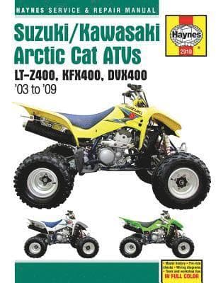 Suzuki/Kawasaki Arctic Cat ATVs (03 - 09)