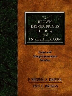 Brown-Driver-Briggs Hebrew-English Lexicon