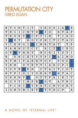 Omslag till boken Permutation City av Greg Egan