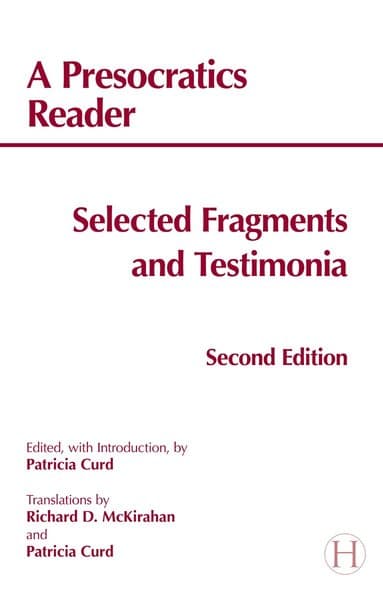 Presocratics Reader